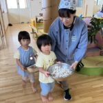 食育ちひろ、ゆうひ運ぶ